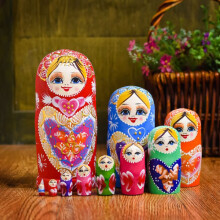 Russian Nesting Dolls Set 10 Pieces