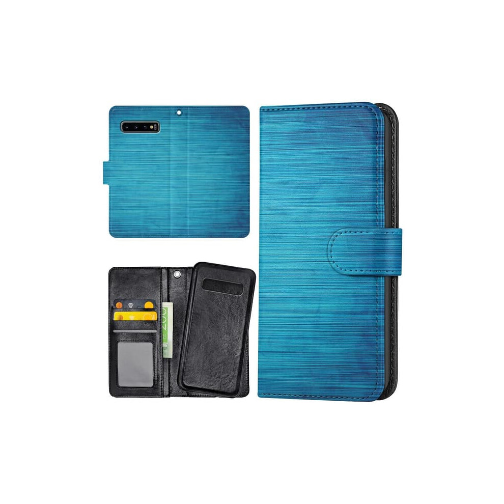 Samsung Galaxy S10 Wallet Case With Scratched Texture 962125364798