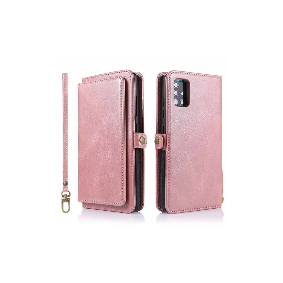Wallet Case For Samsung Galaxy A51 Rose Gold 962029671909