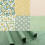Cotton Fat Quarter Fabric Bundle Green 25x25cm 2