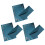 Vintage Writing Paper Set with Kraft Envelopes 24 pcs 1