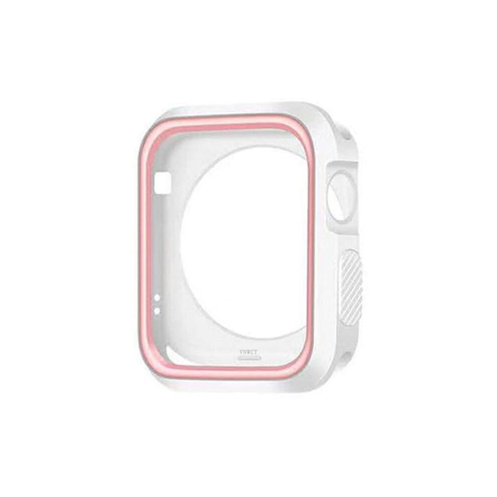 Iwatch 4 And 5 Protective Tpu Case White Pink 44Mm Pink,White 962029662648