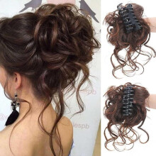 Curly Bun Hair Extension with Clip
