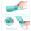 Collapsible dog water bottle blue 350 ml 4