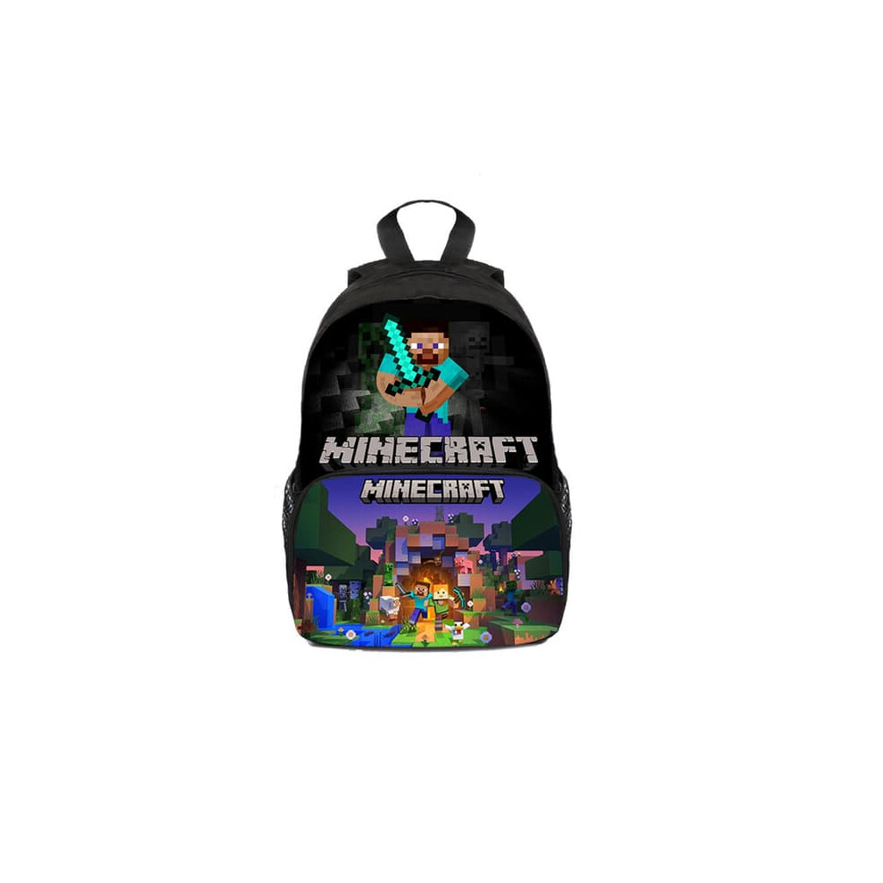 Minecraft backpack for kids school use 1 piece