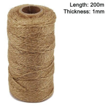 Jute twine natural 200m 1mm