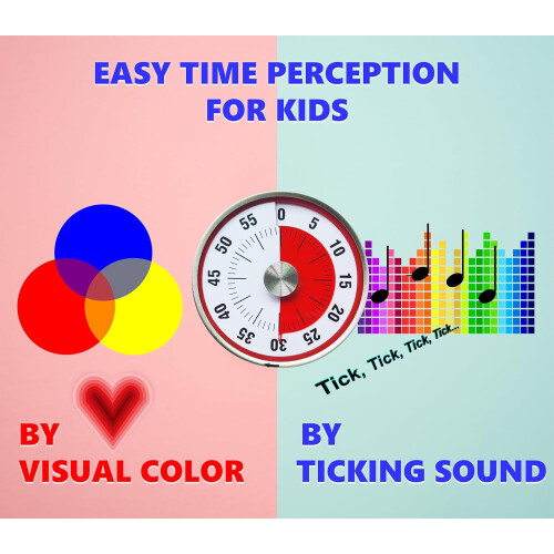 Visual Countdown Timer for Cooking and Kids 3.1 Inch 2