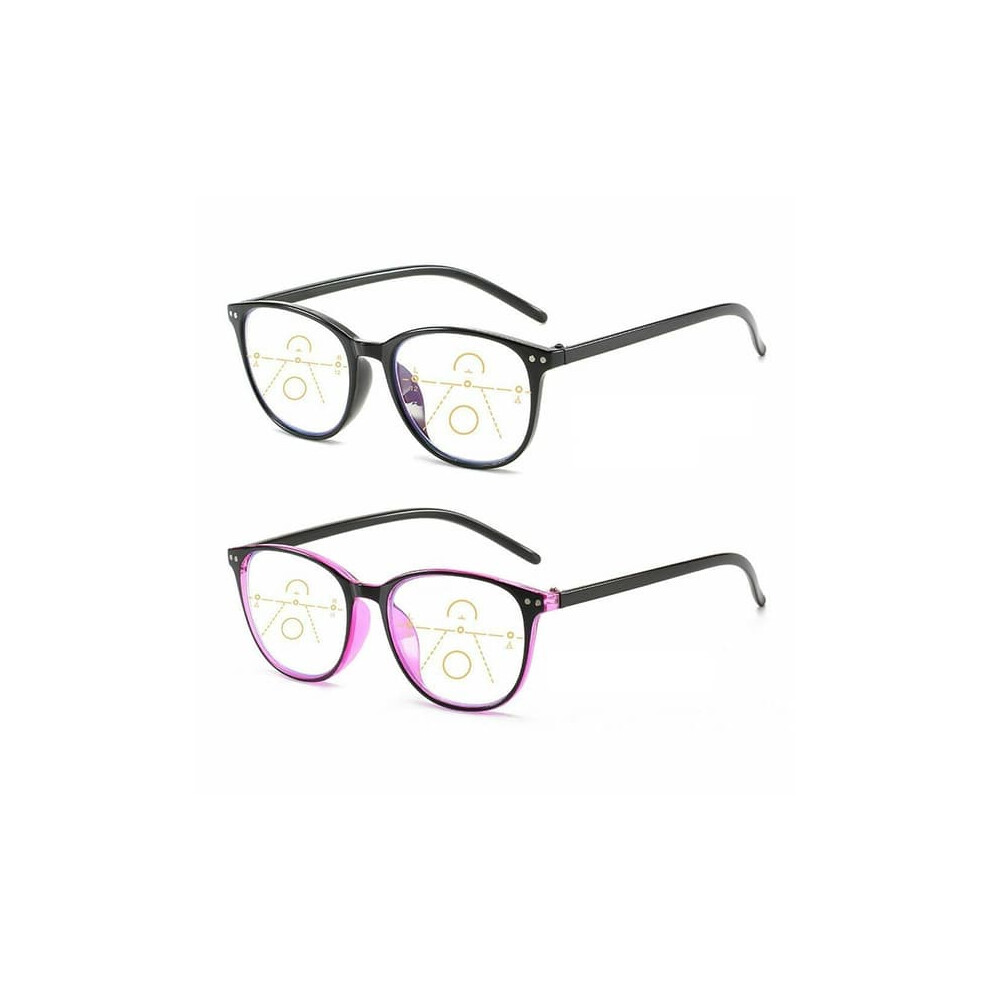 Progressive Multifocal Glasses Blocking 2.0X Blue/Light 962029656265