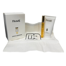 Paco Rabanne Fame 10ml EDP Mini & 75ml Body Lotion + Pouch Travel Kit