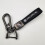 Car-themed leather keychain with silver hardware, 1 piece 1