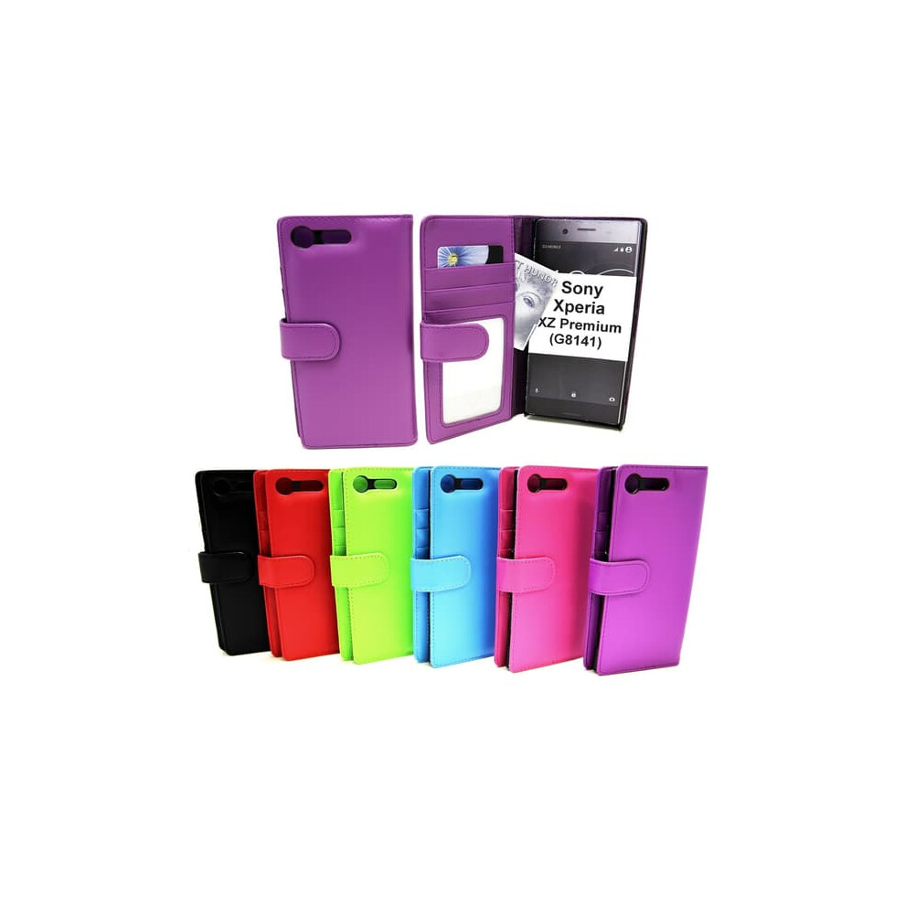 Wallet Case For Sony Xperia Xz Premium G8141 Green 962029657378