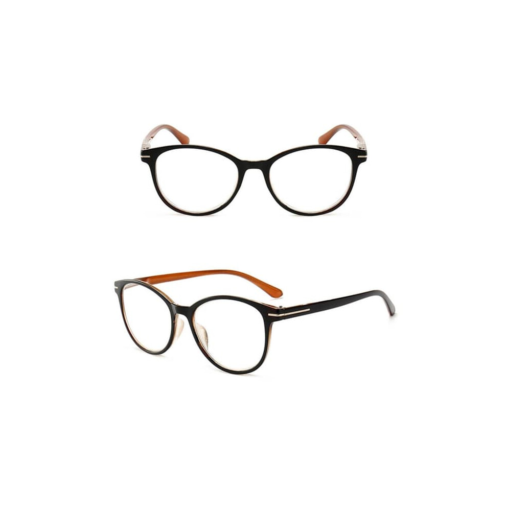 Vintage Reading Glasses +4 Brown 962029674481