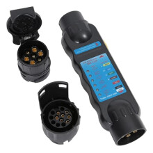 Trailer Connector Tester 7-Pin with 2x 7-to-13 Converters