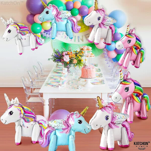 Unicorn Balloons Self-Standing 34 Inch 8 Pack 2