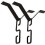 Rain Chain Adapter Metal Installation Hook Set 1