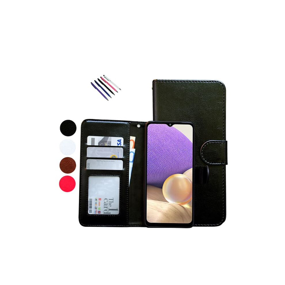 Samsung Galaxy A32 5G Leather Case Black 962029675266