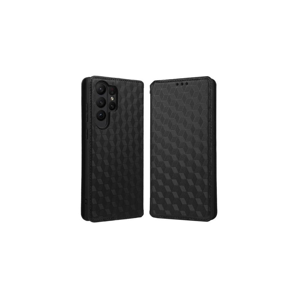 Wallet Case For Samsung Galaxy S23 Ultra - Black 962125347630