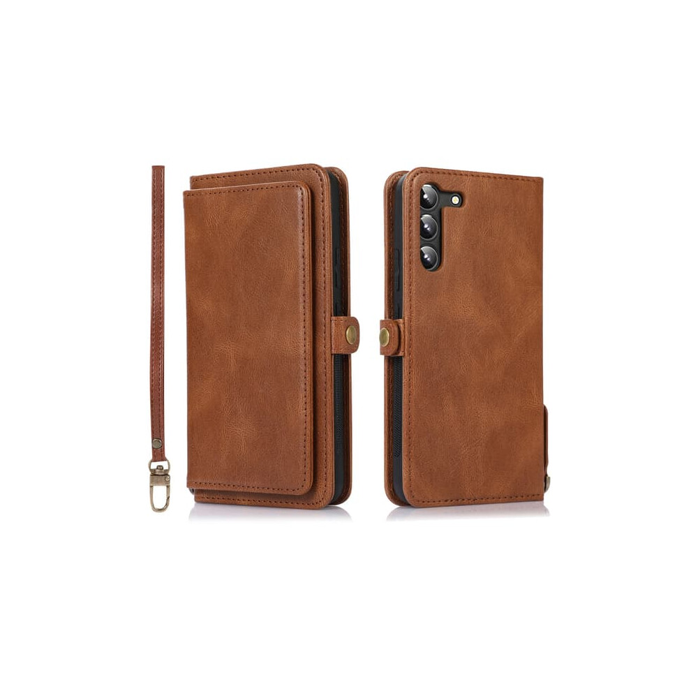 Zleep Wallet Case For Samsung Galaxy S23 Brown 962029675709