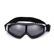 Black Ski Goggles with UV Protection