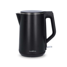 Electric Kettle Plastic Black 1.5 L 360 Rotatable