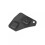 Toyota key shell alarm box black rubber buttons 2 1
