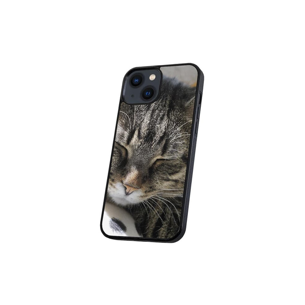 Iphone 13 Case Sleeping Cat Design Multicolor 962029328858
