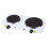 Double Hob White 2500W 5 Temperature Levels 1