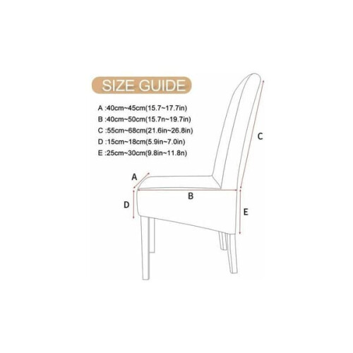 Chair Covers Stretch Microfiber Washable 6-Pack 1
