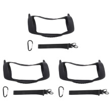 3X Silicone Case Cover for Charge 5 Speaker, Travel Carrying Protective with Shoulder Strap and Carabiner