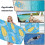 Serviette de plage en microfibre anti-sable 76 x 152 cm 6
