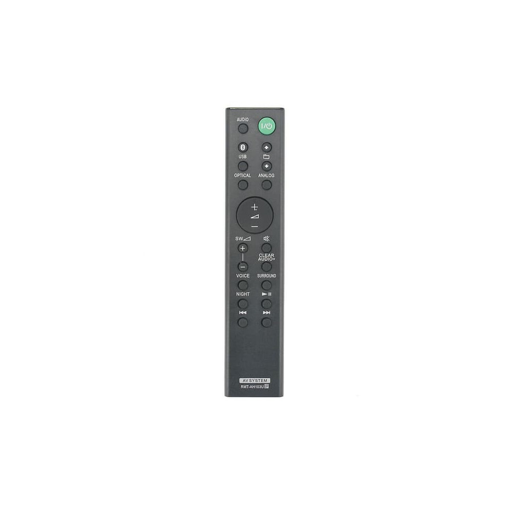 Rmt-Ah103u Sony Soundbar Remote Replacement For Ht-Ct80 962125349016