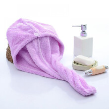 Serviette turban ultra absorbante, séchage rapide, douce et anti-frisottis, idéale pour les cheveux mouillés, bouclés et longs.