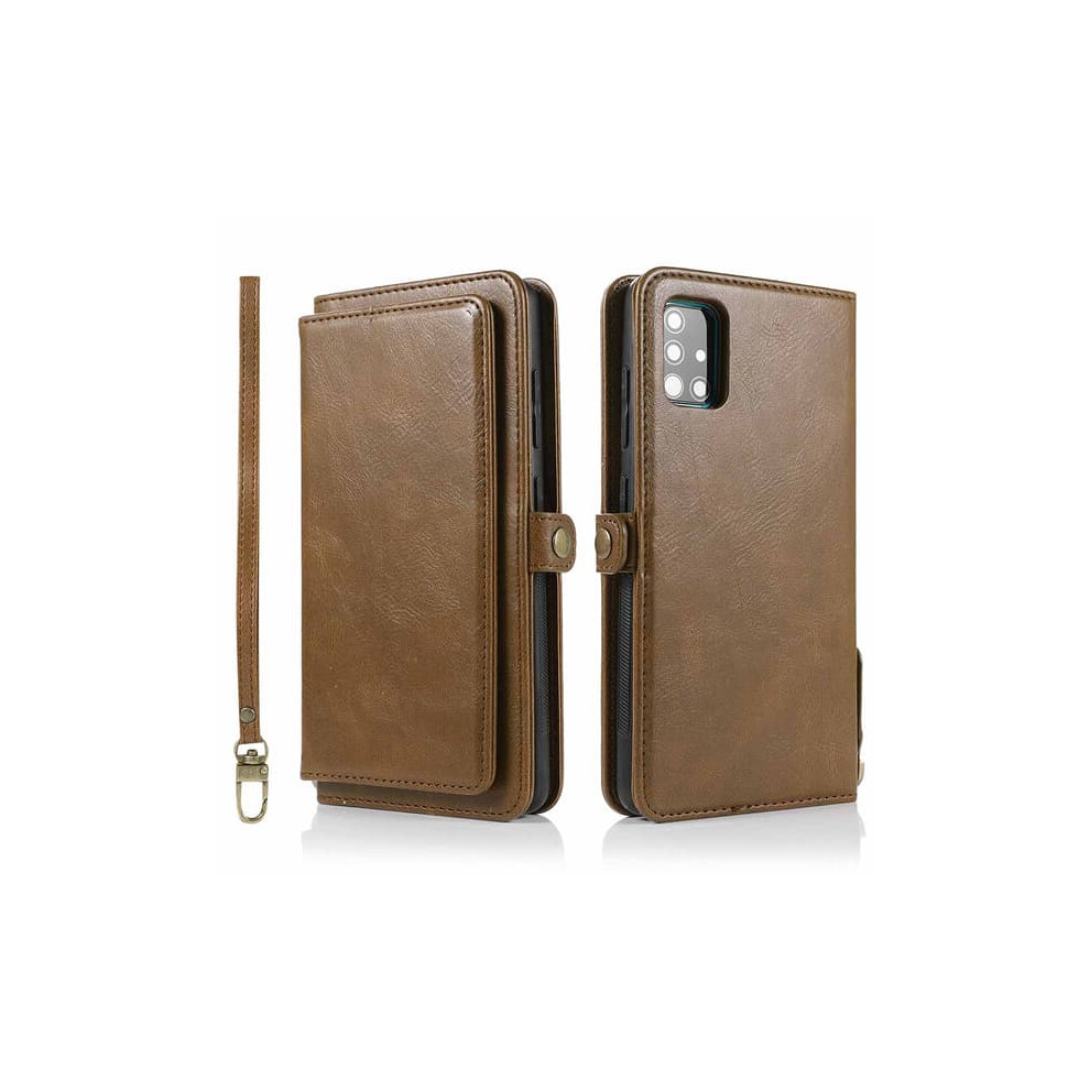 Wallet Case For Samsung Galaxy A51 Brown 962029671855