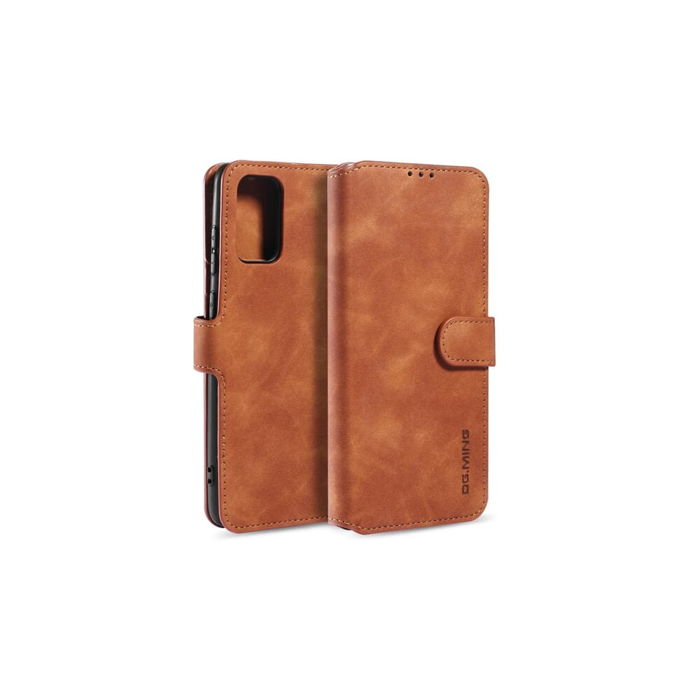 Dg.ming Retro Wallet Case For Samsung Galaxy S20 Ultra Brown 962125342734