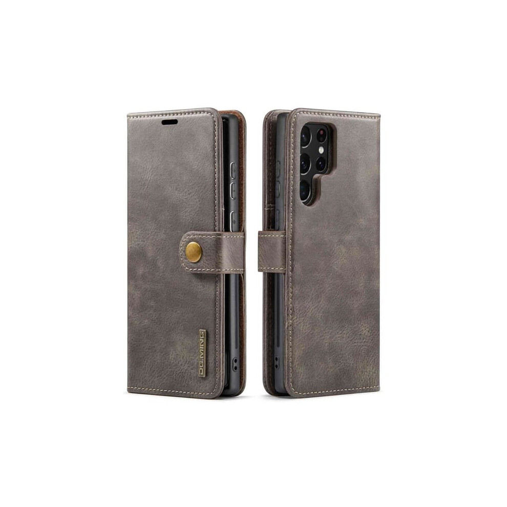 Dg Ming Samsung S23 Ultra Magnetic Wallet Case Gray 962029330141
