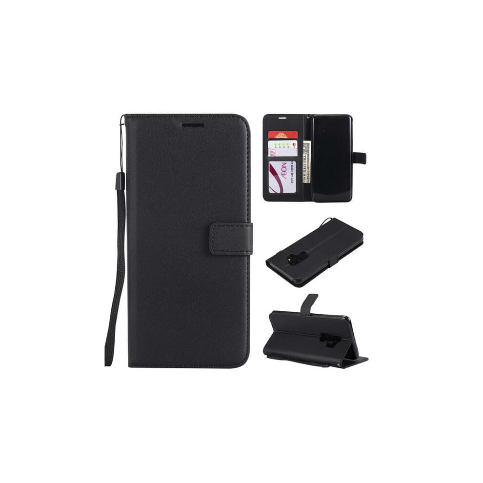 Samsung Galaxy S8 Wallet Case Leather Black 962125369267