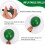 Green and Gold Balloons 129 pcs in assorted sizes 3