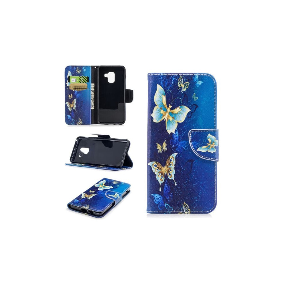 Samsung Galaxy A8 (2018) Case Butterfly Motif Multicolor 962029323174