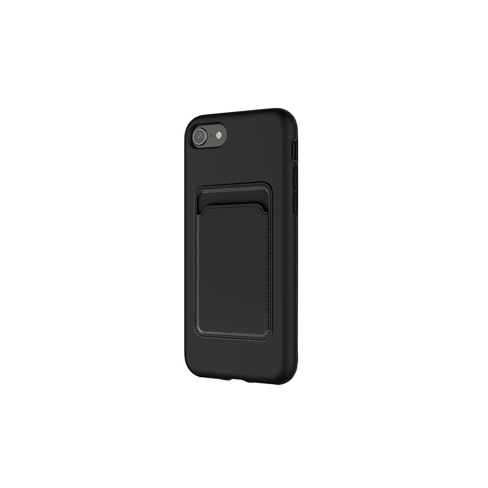 Iphone Se 2020 Stylish Case With Card Slot Black 962029334972