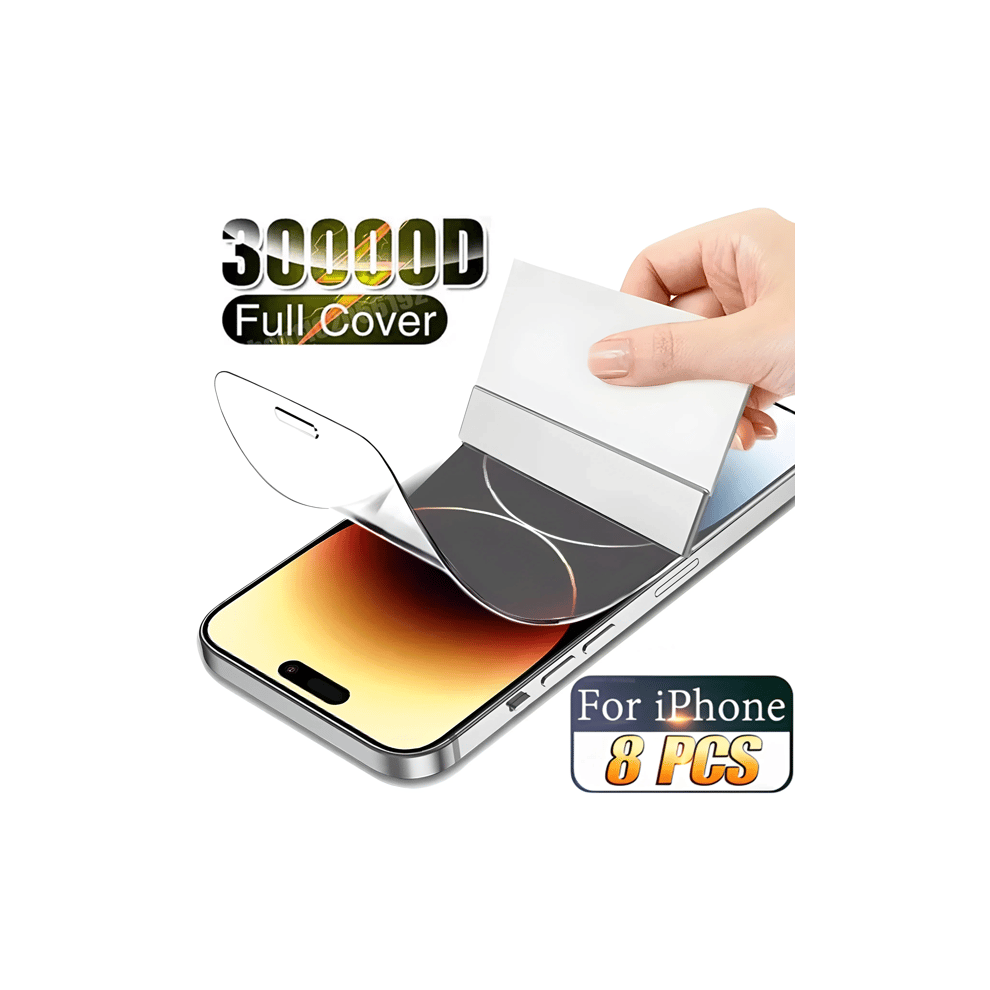 Hydrogel Screen Protector For Iphone 11Â16 And Se 3-Pack Blue 962029676652