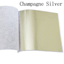 Gold Foil Gilding Craft Paper Champagne Silver 100 Sheets