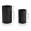 Supvox Utensil Holder Black PP 2 pcs 2