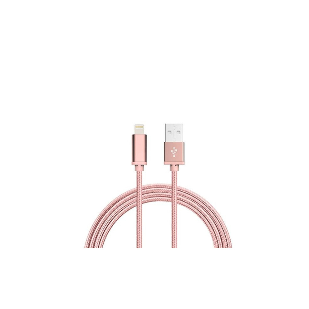 3M Iphone Charger Cable Nylon Quick Charge Rose Gold 962029678076