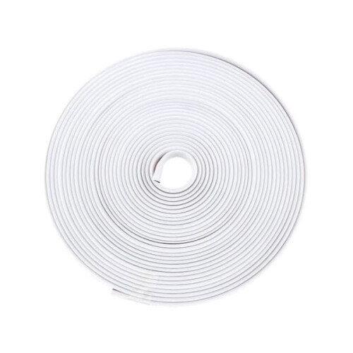 Car Wheel Rim Protection Strips Rubber White 8m Roll