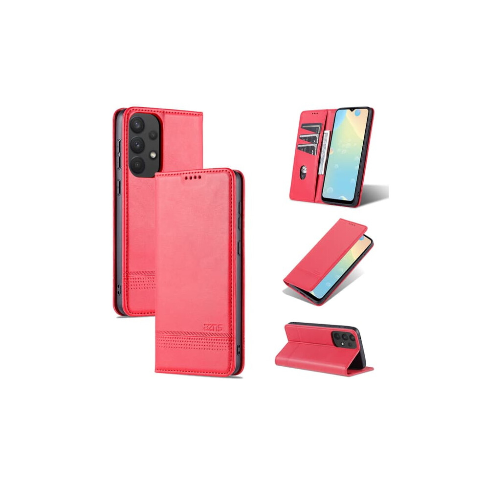 Samsung Galaxy A33 5G Wallet Case Red 962029683216
