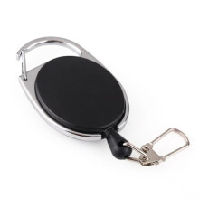 Keyring with Yoyo Access Card Holder 2-pack
