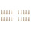 20PCS Leather Finger Protector Finger Thimble Guards Tools for Hand  Jewelry Making,Creamy-White 1