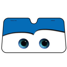 Car sunshade heated windshield protection blue 1 piece