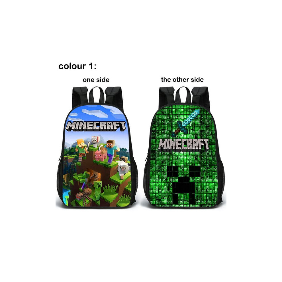 Minecraft backpack double-sided 1 pack