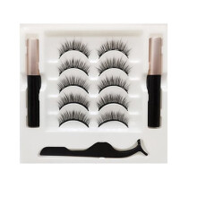 Magnetic Eyelashes and Eyeliner Kit Natural Look 5 Pairs